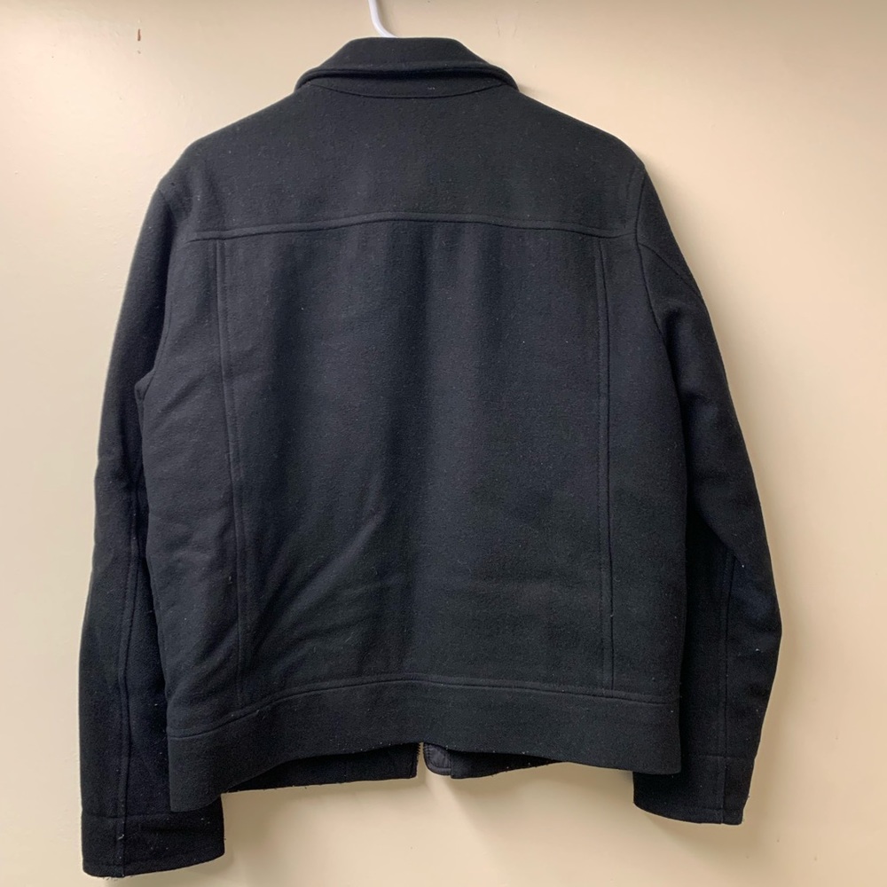 Gap 80% Wool Zipper Jacket, Small - image 4
